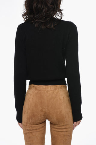 Embroidered Logo Classic Crewneck Sweatwer