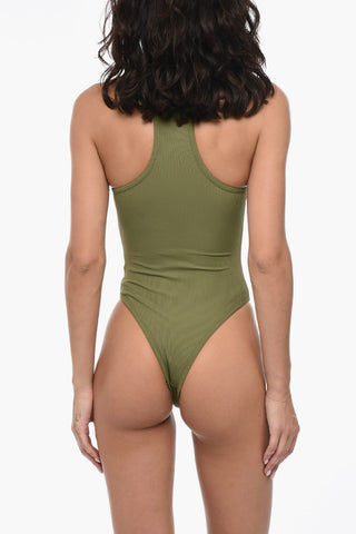 Buckle Logoed One-Piece Swimsuit