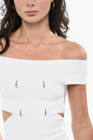 Top Scollo a Barca con Dettagli Cut Out