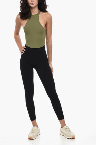 Embroidered Logo Sports Leggings