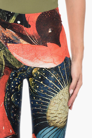 High-waisted Leggings with Graphic Print