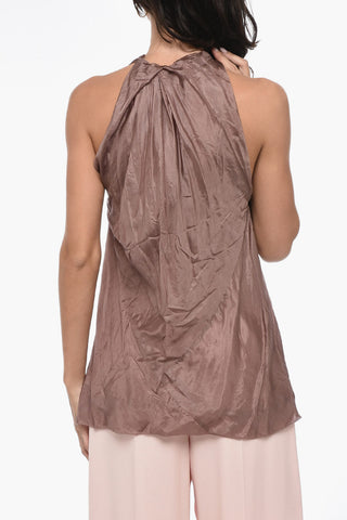 Top Smanicato BAG In Seta