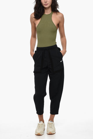 Joggers with Maxi Pockets and Sherpa Details
