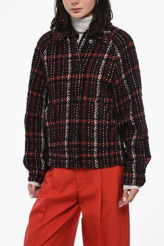 Giubbotto In Lana Knitted Reversibile 