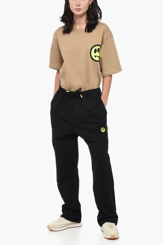 Brushed Cotton UNISEX Joggers with Contrasting Logo