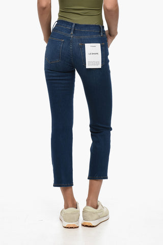 Jeans a Gamba Dritta e Vita Alta 17,5cm