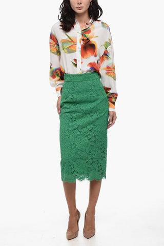 Longuette in Pizzo con Sottoveste Interna