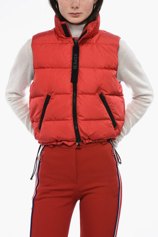 Gilet Imbottio Con Tasche Zip