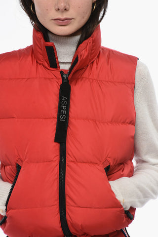 Gilet Imbottio Con Tasche Zip