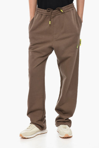 Brushed Cotton UNISEX Joggers with Contrasting Logo