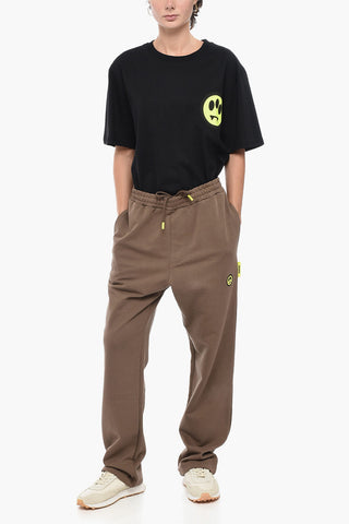 Brushed Cotton UNISEX Joggers with Contrasting Logo