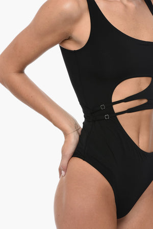 One-Piece Swimsuit with Cut-Out