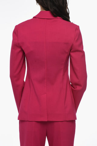 Blazer In Lana Monopetto Semifoderato