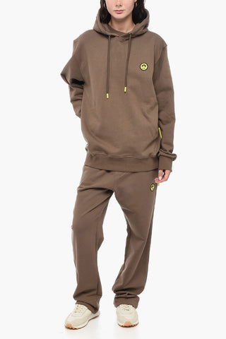 Brushed Cotton UNISEX Hoodie with Contrasting Details