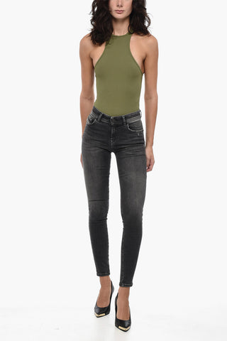 Jeans SLANDY Super Skinny Fit a Vita Regolare 12cm