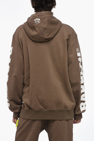 Brushed Cotton UNISEX Hoodie with Contrasting Details
