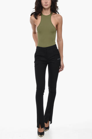 Pantaloni Flare Fit CORPORATE Con Spacchi Sul fondo