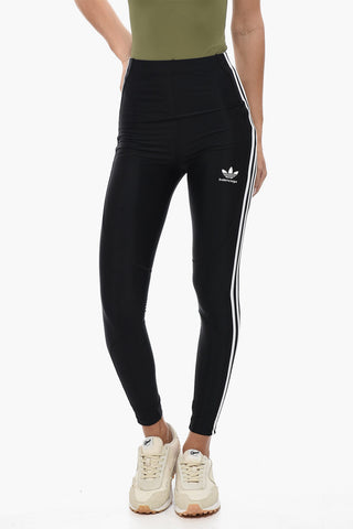 ADIDAS Leggings Piping in Tessuto Stretch con Tasca Posteriore