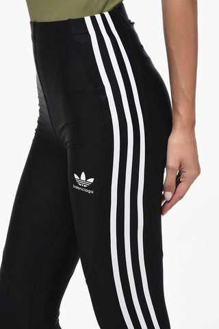 ADIDAS Leggings Piping in Tessuto Stretch con Tasca Posteriore