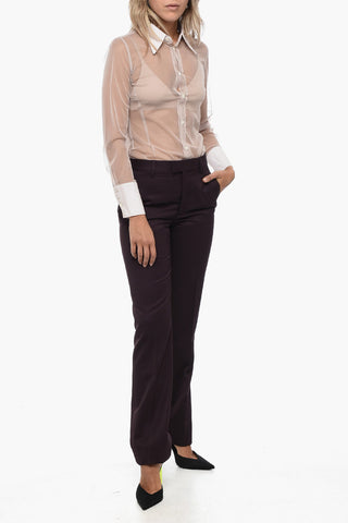 Wool Slim-Fit Trousers MARIET