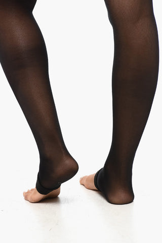 Solid Color Stockings with Logoed Band
