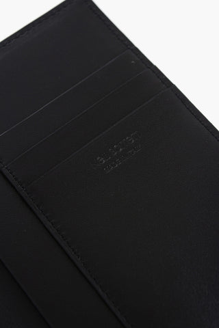 Leather FAIR-ISLE THUNDERBOLT Passport Holder