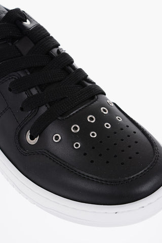 Sneakers BRONSKI in Pelle con Piercing e Dettagli Laser Cut