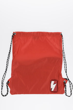 Sacca in Nylon a Tinta Unita con Monogram