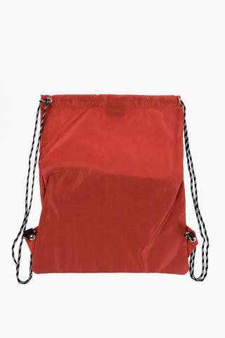 Sacca in Nylon a Tinta Unita con Monogram