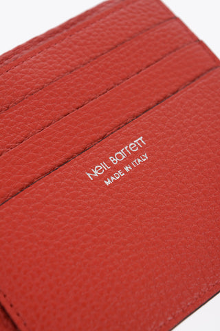 Solid Color Textured Leather Bi-Fold Wallet