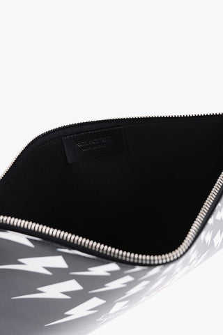 FELIX THE CAT' Leather Pouch With Contrast Print