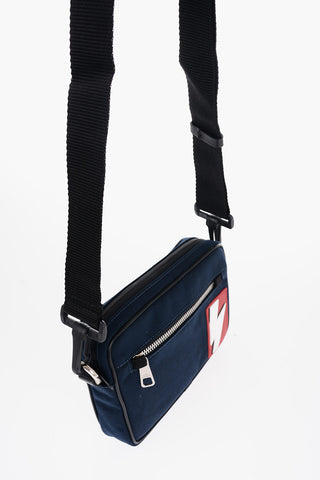 Nylon Shoulder Bum Bag with Adjustable Strap