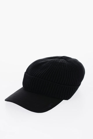 Cappello da Baseball in Cotone con Dettaglio in Maglia