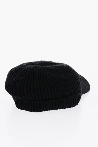 Cappello da Baseball in Cotone con Dettaglio in Maglia
