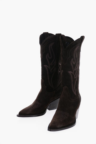 Point Toe Suede SANTA FE Western Boots