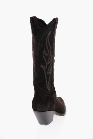 Point Toe Suede SANTA FE Western Boots