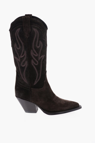 Point Toe Suede SANTA FE Western Boots