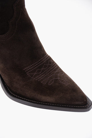 Point Toe Suede SANTA FE Western Boots