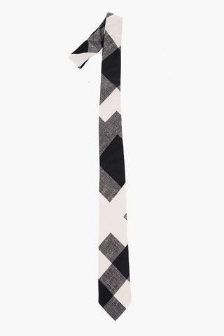Checked Slim Tie