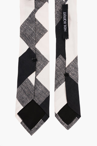 Checked Slim Tie