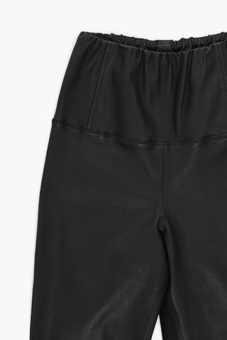 Leggings in Pelle CORA con Zip Alla Caviglia