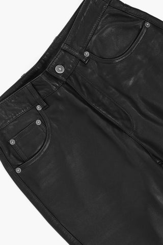 Pantaloni Cropped Fit DERYN in Pelle