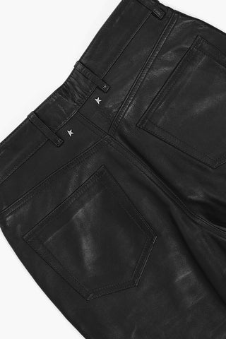 Pantaloni Cropped Fit DERYN in Pelle