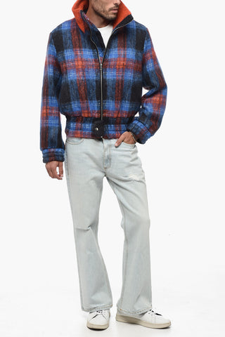 Tartan Checked Jacket with 2-Pockets