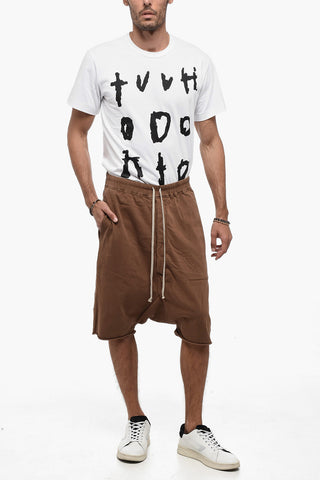 DRKSHDW Jersey Sweatshorts with Raw-cut Hem