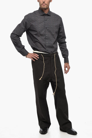 MM0 Pantaloni 3 Tasche Oversized Fit in Lana