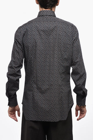 CULTO Patterned Poplin Cotton Shirt