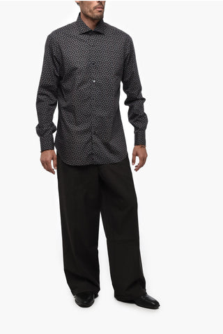 CULTO Patterned Poplin Cotton Shirt