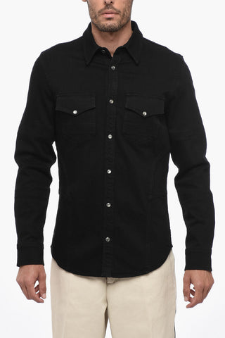 Denim Shirt With Breast Pockets