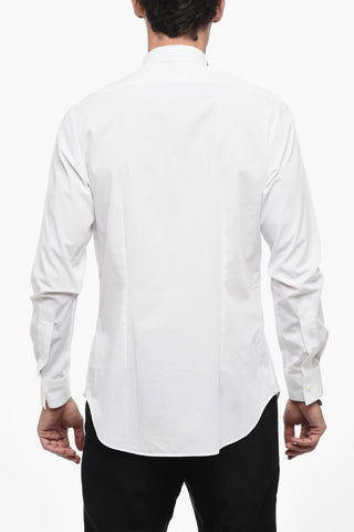 Camicia in Cotone Con Collo Diplomatico